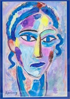 Russian Oil on Canvas Signed A. Jawlensky