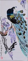 Li Xueqin 20th Century Chinese Watercolor Scroll