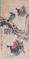 Wang Xuetao Chinese 1903-1982 Watercolor Scroll