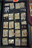 GROUP OF 40 EARRINGS, NECKLACES ETC