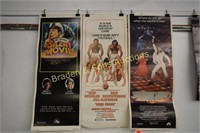 GROUP OF 3 UNFRAMED 36" X 14" MOVIE POSTERS,