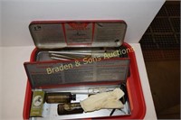 GROUP OF 4 GUN CLEANING KITS. NOT ALL ARE COMPLETE