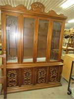 Lighted China Cabinet 64" wide x 82" high