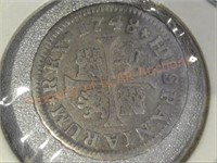 1748 Ferdinand Spanish Colonial Coin