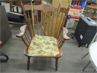 Colonial Maple Over Size Rocker Chair