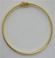 14k Gold Omega Style Bracelet