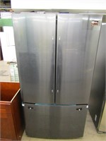 SAMSUNG BLACK STAINLESS STEEL 3 DOOR FRIDGE