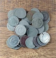 Bag of 30  Liberty V Nickels