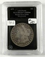 1879-S  Morgan Dollar  F