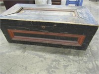 Antique Blanket or Carpenter Trunk with Dowry Box