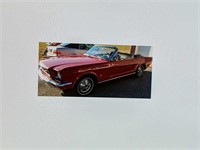 1966 Ford Mustang Conv. 200 Cid Motor 3 Speed,