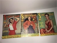 1940 Screenland movie magazines
