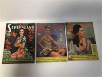1941 Screenland movie magazines