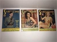 1942 Screenland movie magazines