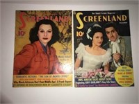 1940 Screenland movie magazines