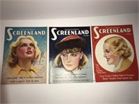 1935 Screenland movie magazines