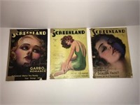 1930 Screenland movie magazines