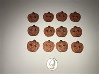 paper litho party decorations pumpkins