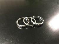Silpada Sterling Silver Stacking Rings