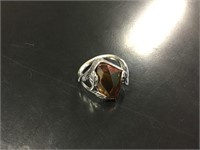 Silpada Amber Stone Ring