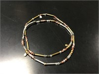 Mixed Metal Necklace/Wrap Bracelet