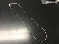 Grey & Black Beaded Necklace