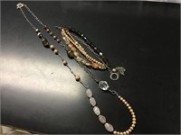 Tan & Brown Necklace & Bracelet
