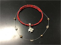 Beaded Necklace & Ichthys Pendant