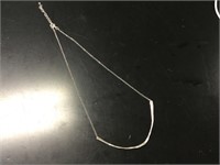 Hammered Metal Bar Necklace