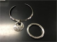 Sterling Silver Bracelet & Necklace