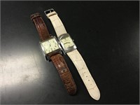 White & Brown Silpada Watches