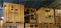 2 Wooden Moving Lockers (Crates)