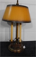 Movie Prop Brass Base Table Lamp with Shade