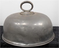 English Pewter Domed Cover 16" Long