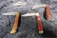 Lot of 4 Pocket Knives Klein Elk River Husky