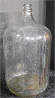 5 Gallon Glass Bottle Illinois Glass Co 19" Tall