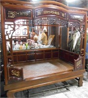 Antique Japanese Wedding Opium Canopy Bed