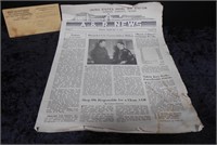 WWII Corpus Christi Air Station 1945 News Paper