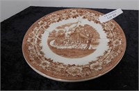 Shenango China Divided Plate 10" Dia