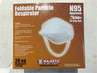 20 pk particle respirators