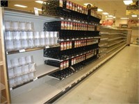 11 -4' sections of display shelving