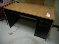 Smaller single pedestal computer desk