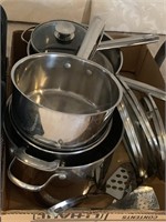 Stainless Steel Cookware Colan Pots And Pans