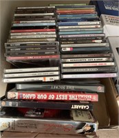 Music CDs, VHS, 45 RPM records