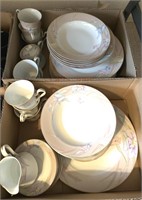 44pc Mikasa Charisma Beige Porcelain Dish Set