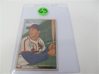 Stan Musial, No. 196 in the 1952 Bowman Series