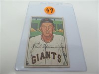 Fred Fitzsimmons, No. 234 in th 1952 Bowman Series