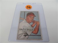 Bobby Young, No. 193 in the 1952 Bowman Series