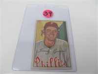 Tommy Brown, No. 236 in the 1952 Bowman Series