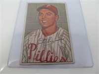 Curt Simmons, No. 182 in the 1952 Bowman Series